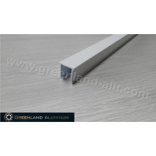 Carril ciego vertical de perfil de aluminio